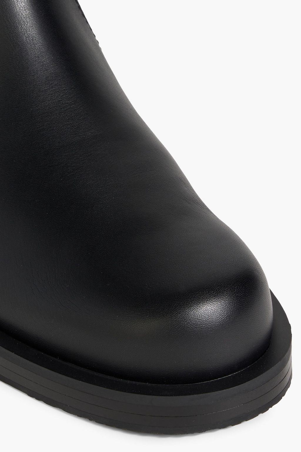 STUART WEITZMAN بوت بطول الكاحل Maverick من الجلد وبإبزيم
