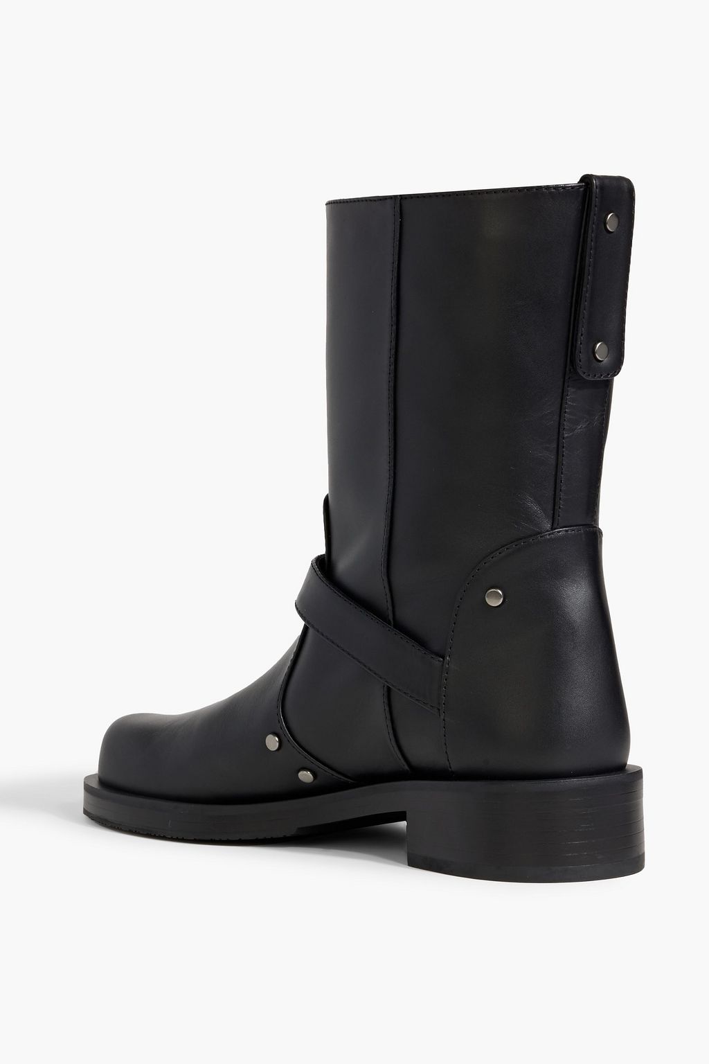 STUART WEITZMAN بوت بطول الكاحل Maverick من الجلد وبإبزيم