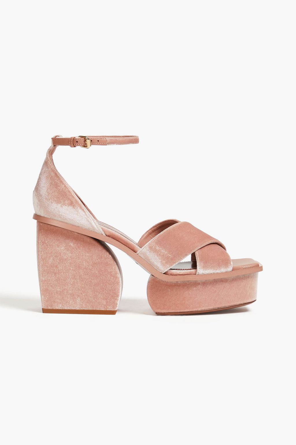 Sam edelman velvet platform sandals deals