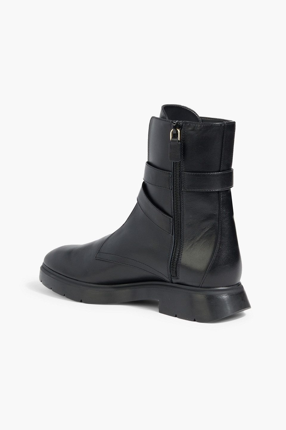 Stuart Weitzman Crystal Buckle Zip Bootie The Sw Outlet In Black