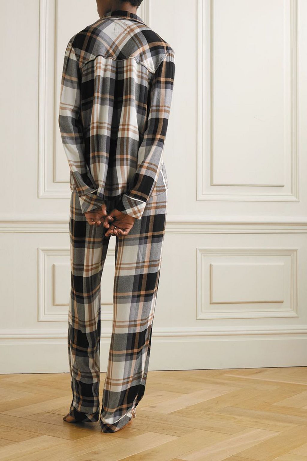 RAILS Clara checked flannel pajama set