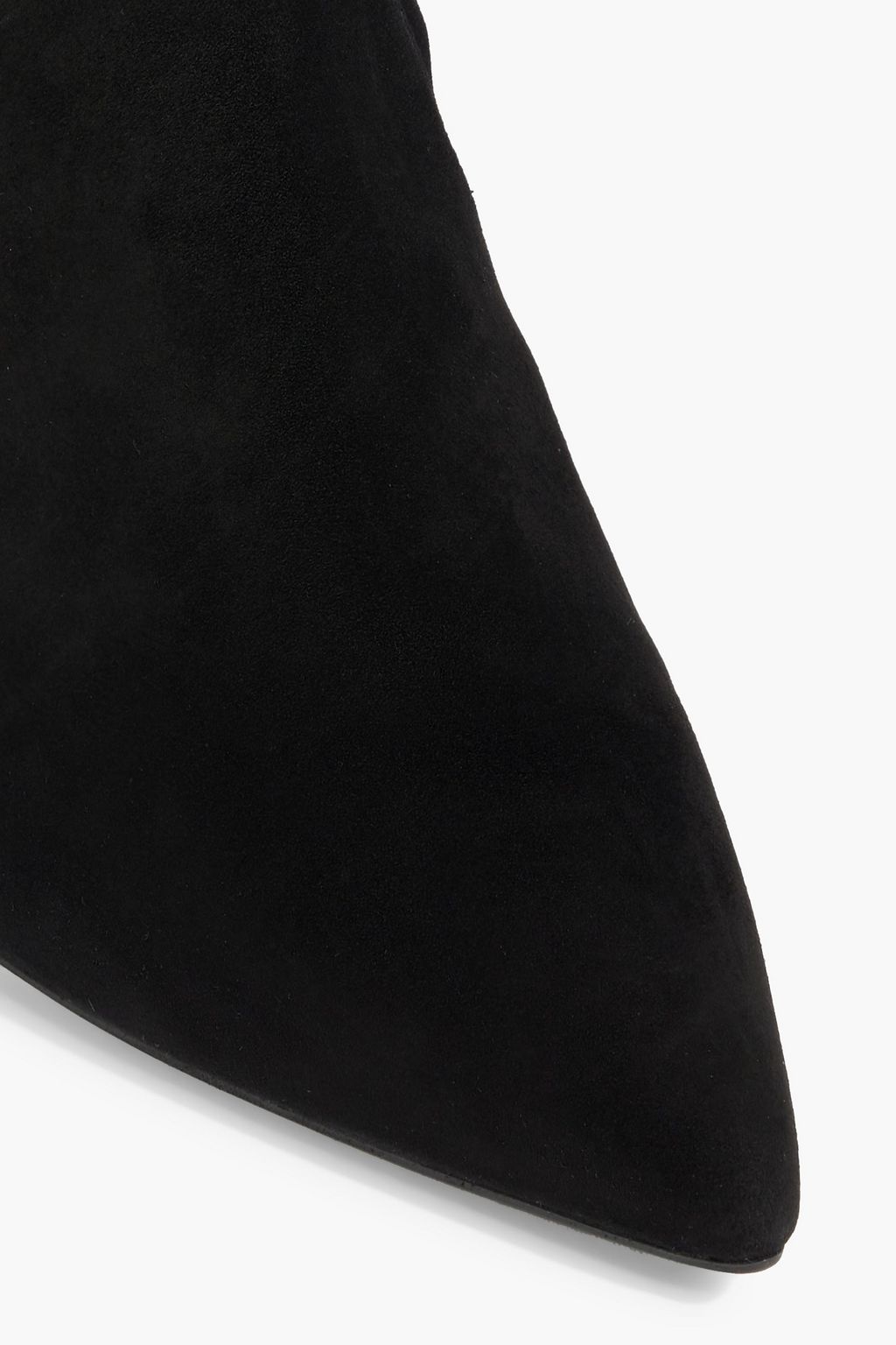 STUART WEITZMAN Linsi 75 Sock Boots aus Veloursleder