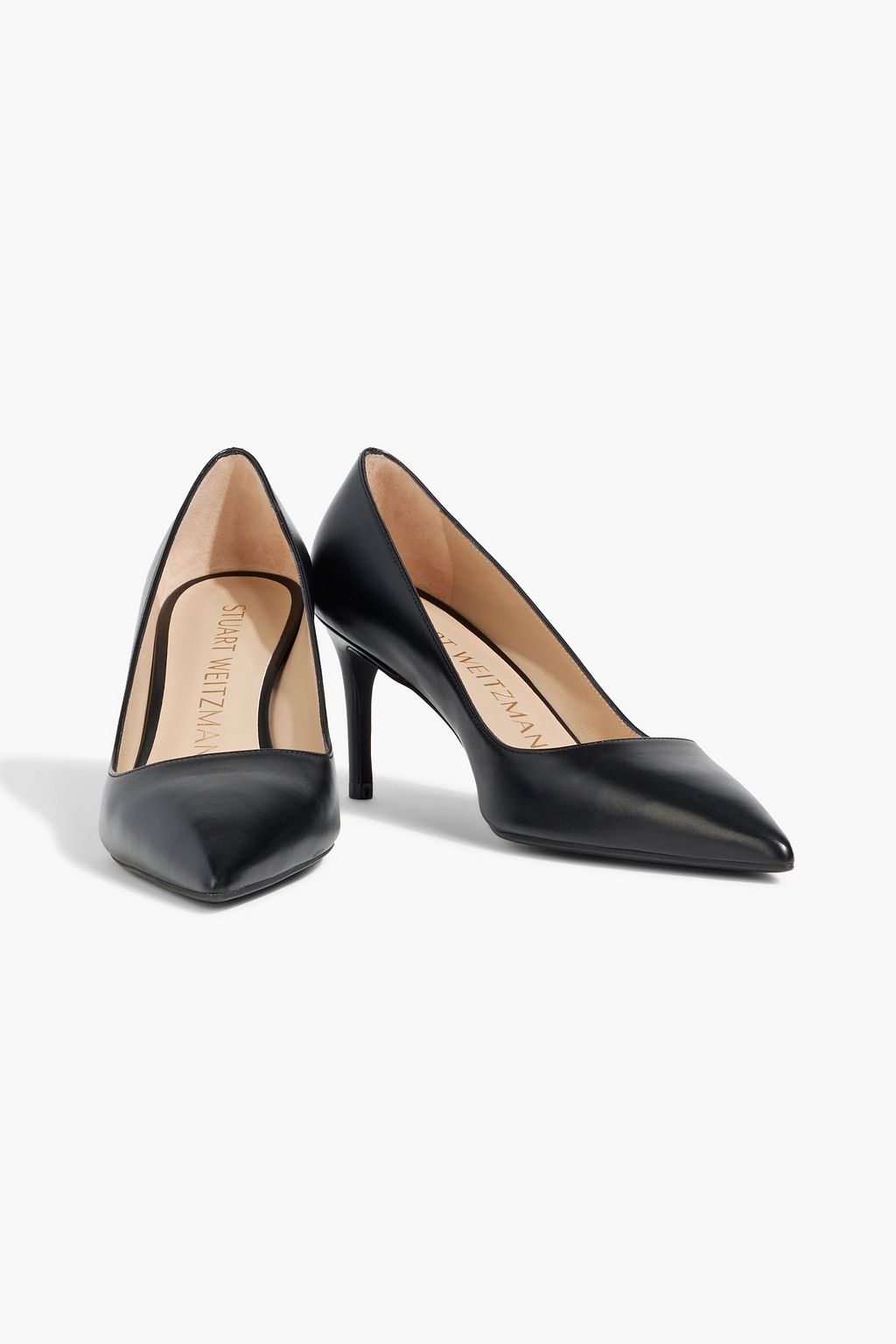 STUART WEITZMAN حذاء بكعب عالٍ من الجلد