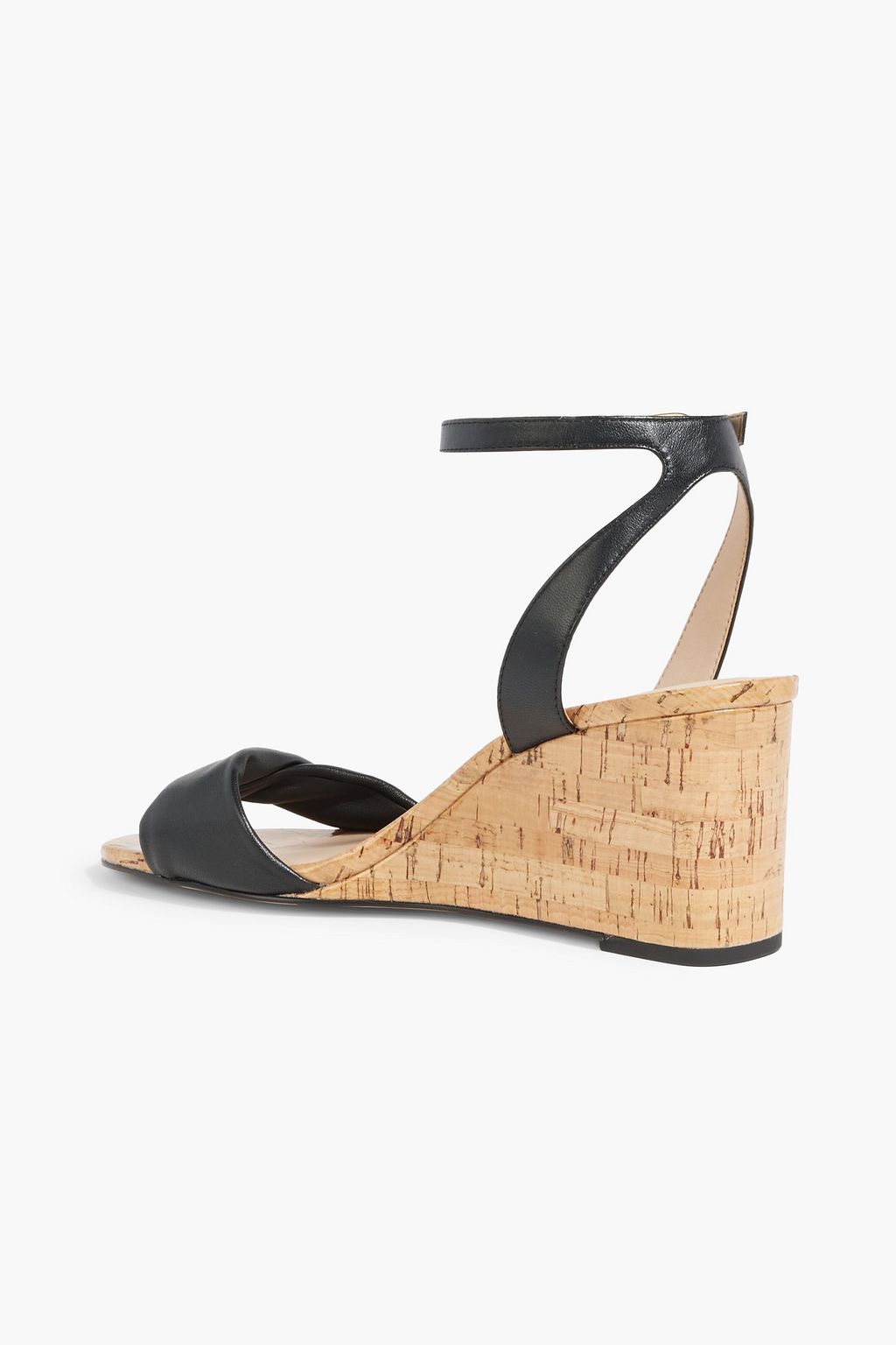 STUART WEITZMAN صندل بكعب ويدج Everly من الجلد بكعب مقاس 75