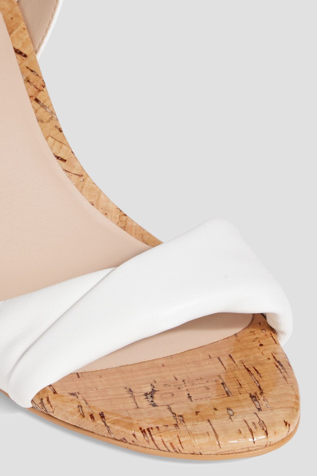 STUART WEITZMAN Everly 75 レザー ウェッジサンダル