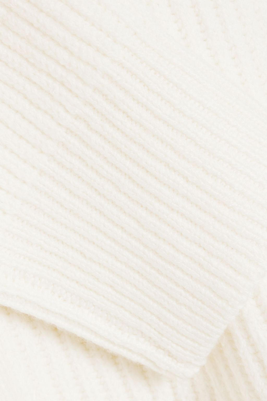 A.L.C. Eliza ribbed merino wool-blend peplum sweater