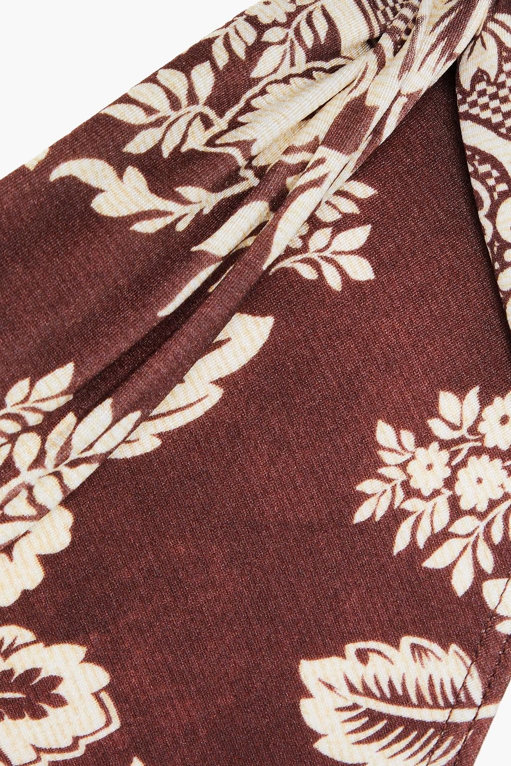 ZIMMERMANN قطعة بيكيني سفلية مزينة بطبعة الأزهار وبتصميم معقود