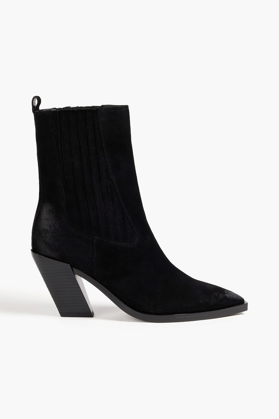 Sam Edelman Mandey Suede Ankle Boots In Black