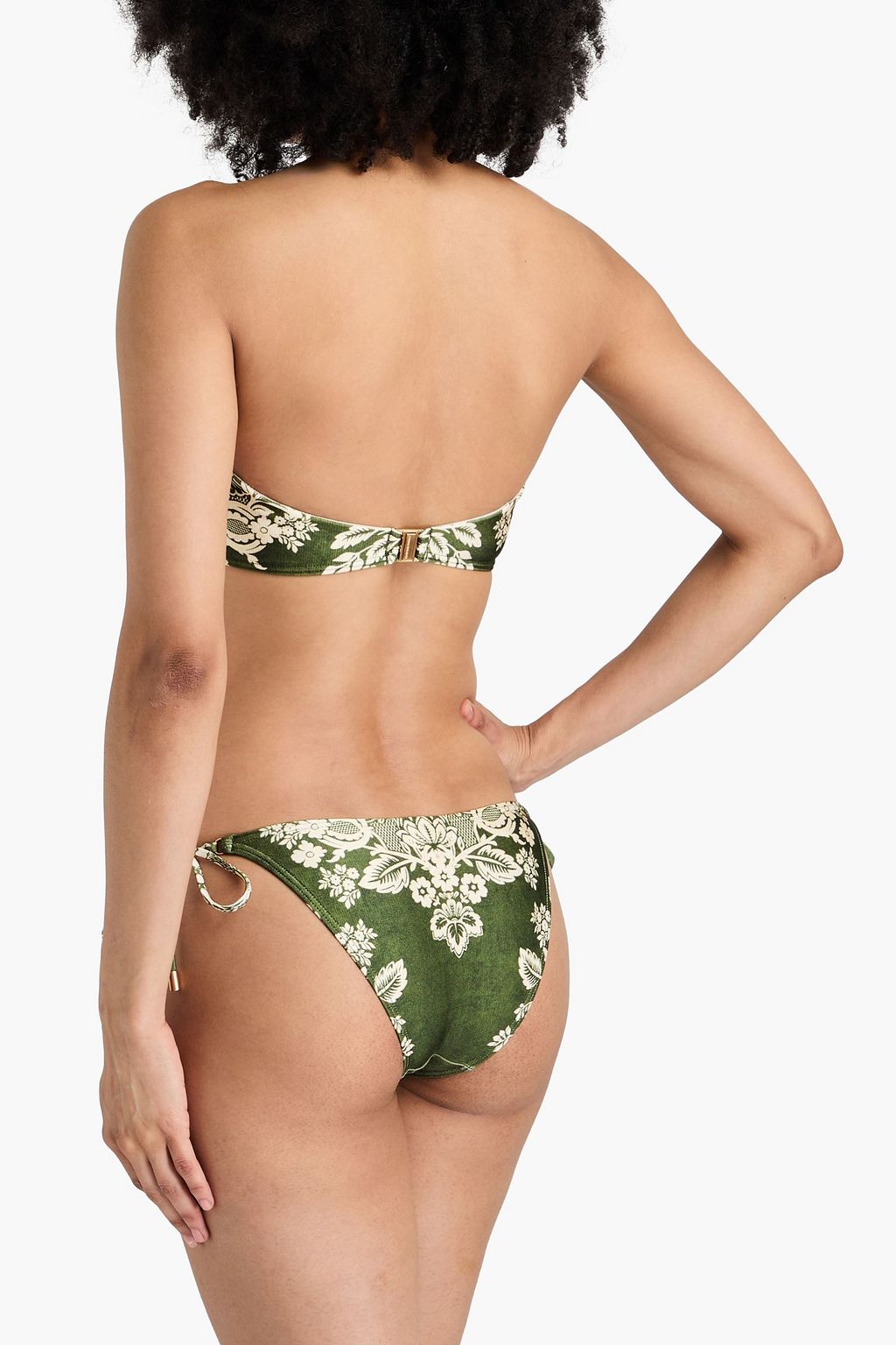 ZIMMERMANN Floral-print low-rise bikini briefs