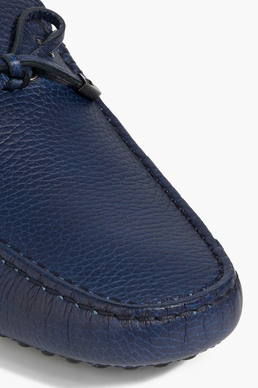 TOD'S Pebbled-leather driving shoes