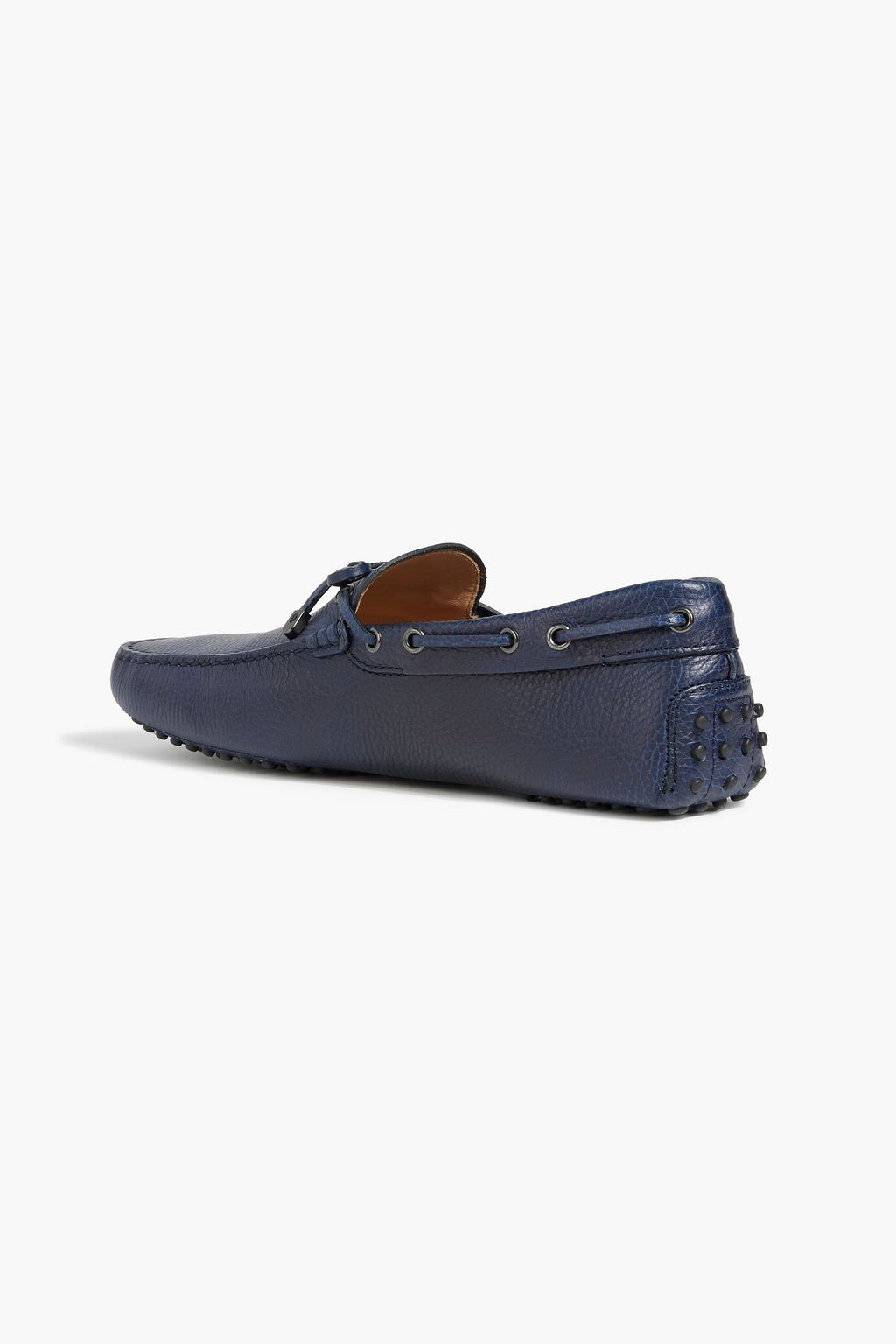 TOD'S Pebbled-leather driving shoes