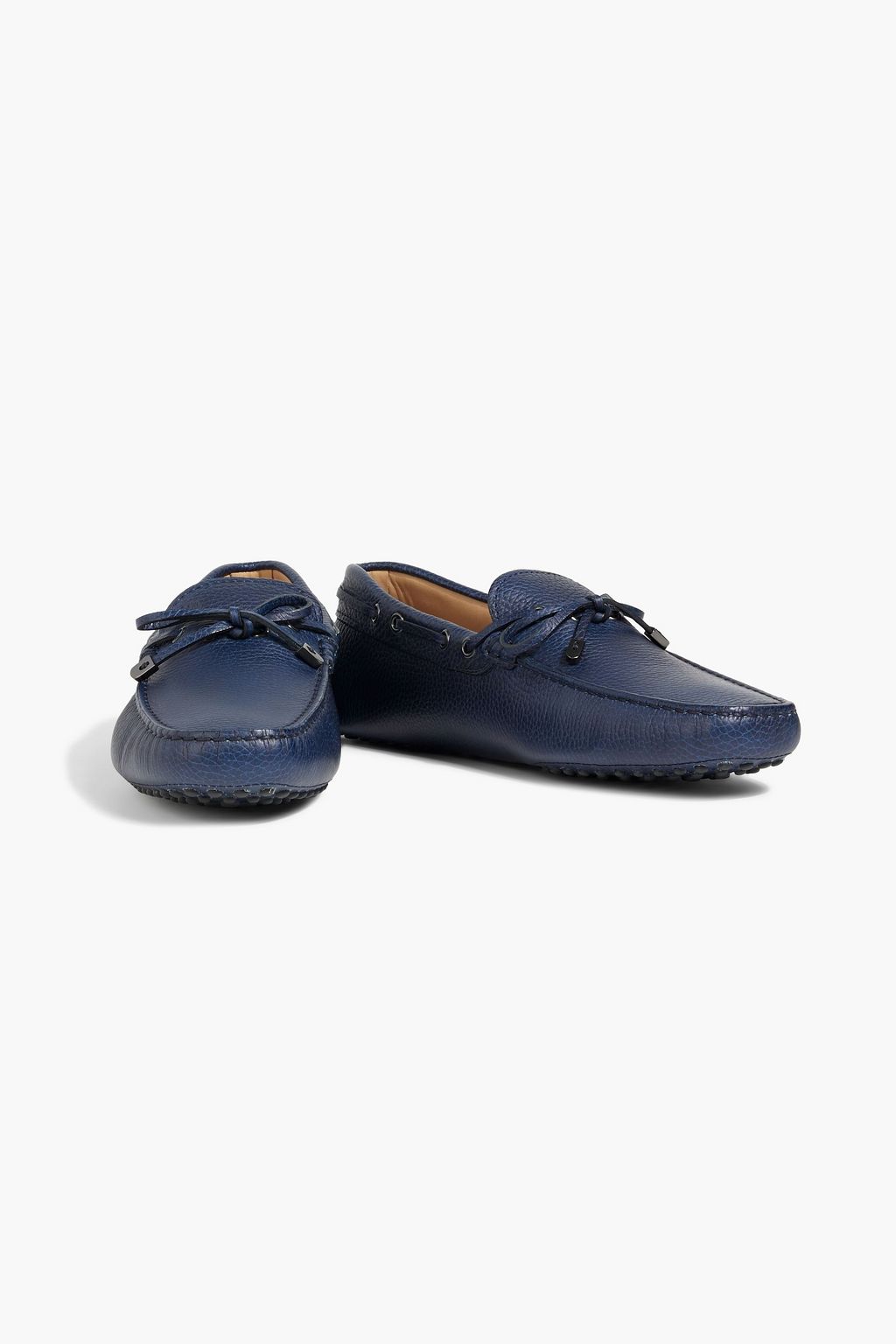 TOD'S Pebbled-leather driving shoes