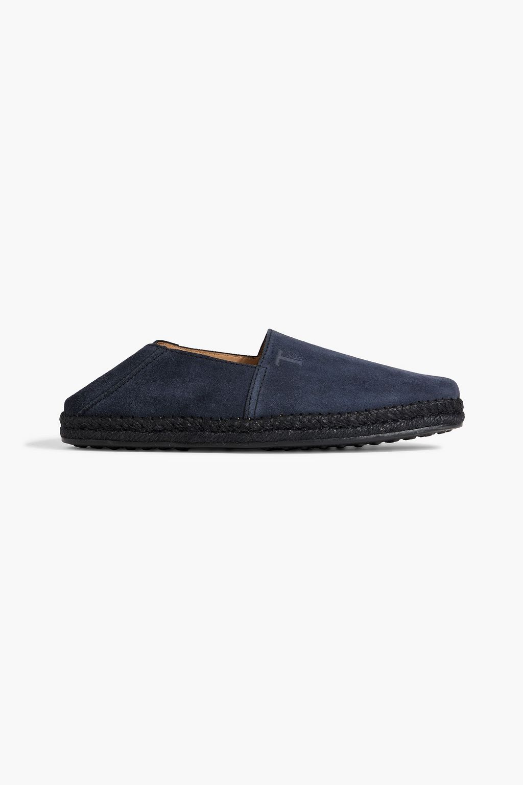 TOD'S Suede collapsible-heel espadrilles