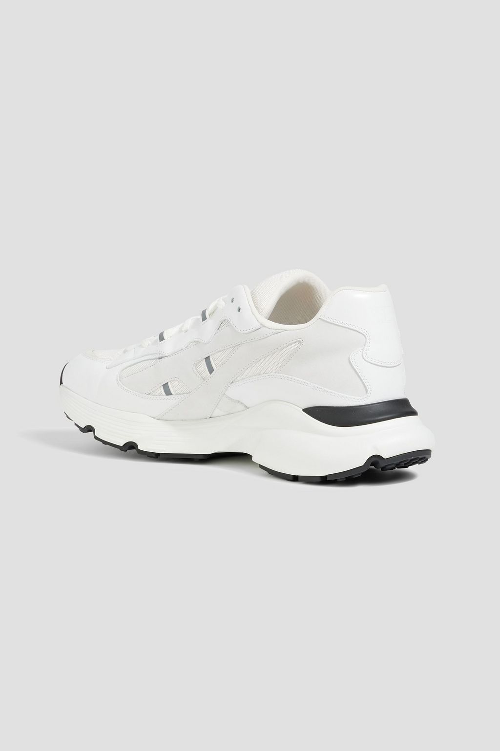 TOD'S Leather and mesh sneakers