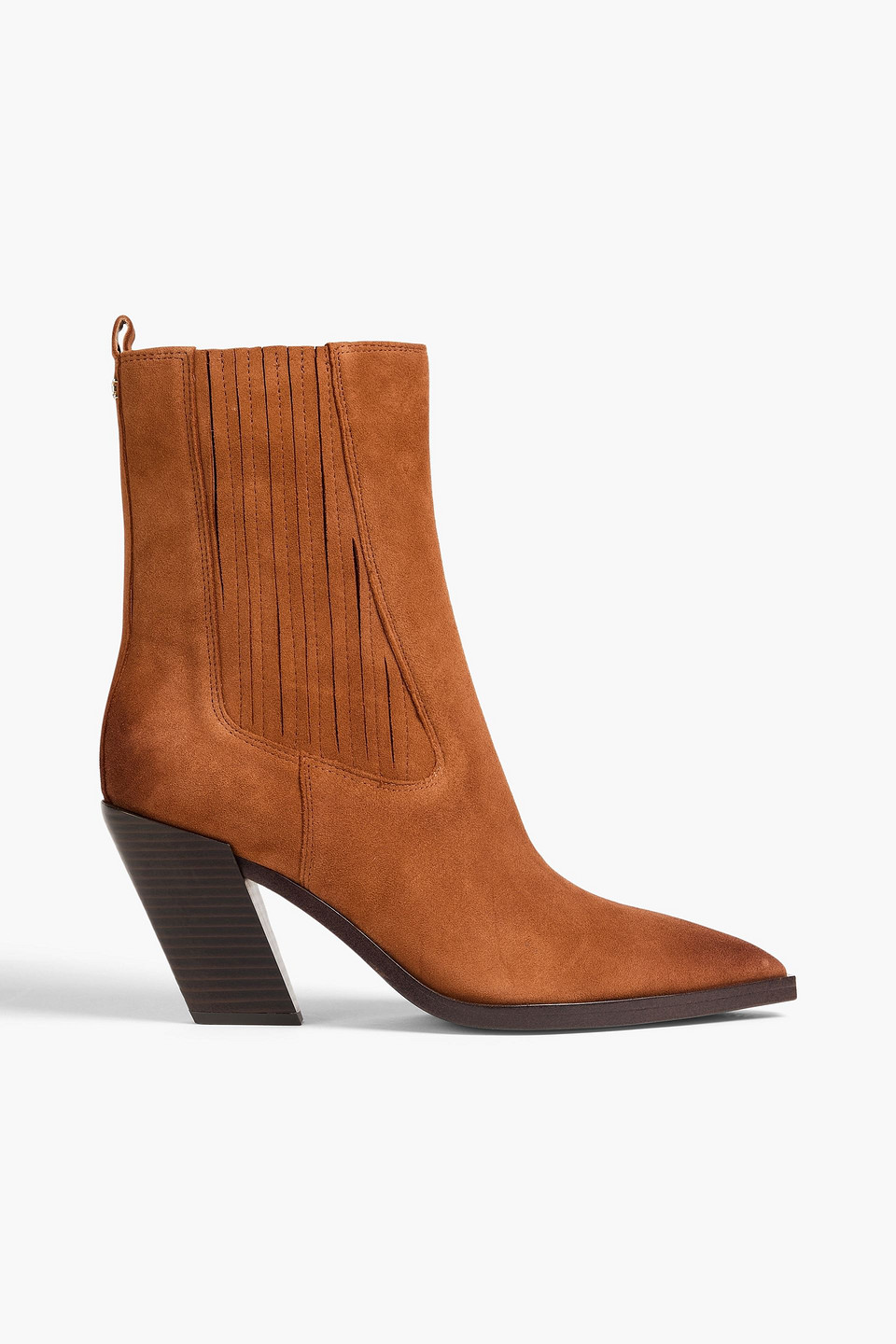 Sam Edelman Mandey Suede Ankle Boots In Camel