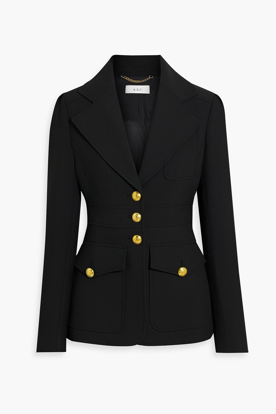 A.l.c Woven Blazer In Black