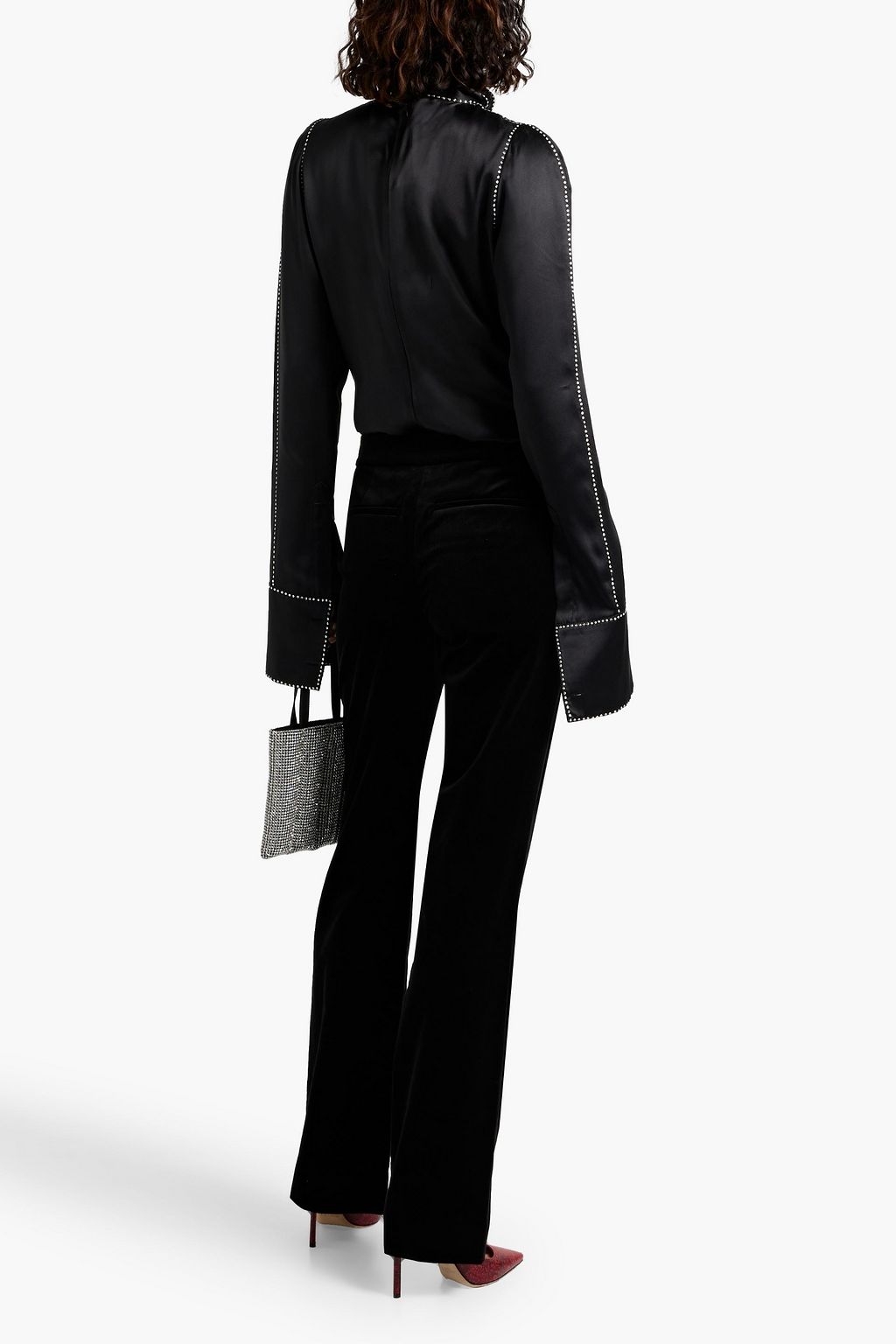 A.L.C. Ford velvet straight-leg pants
