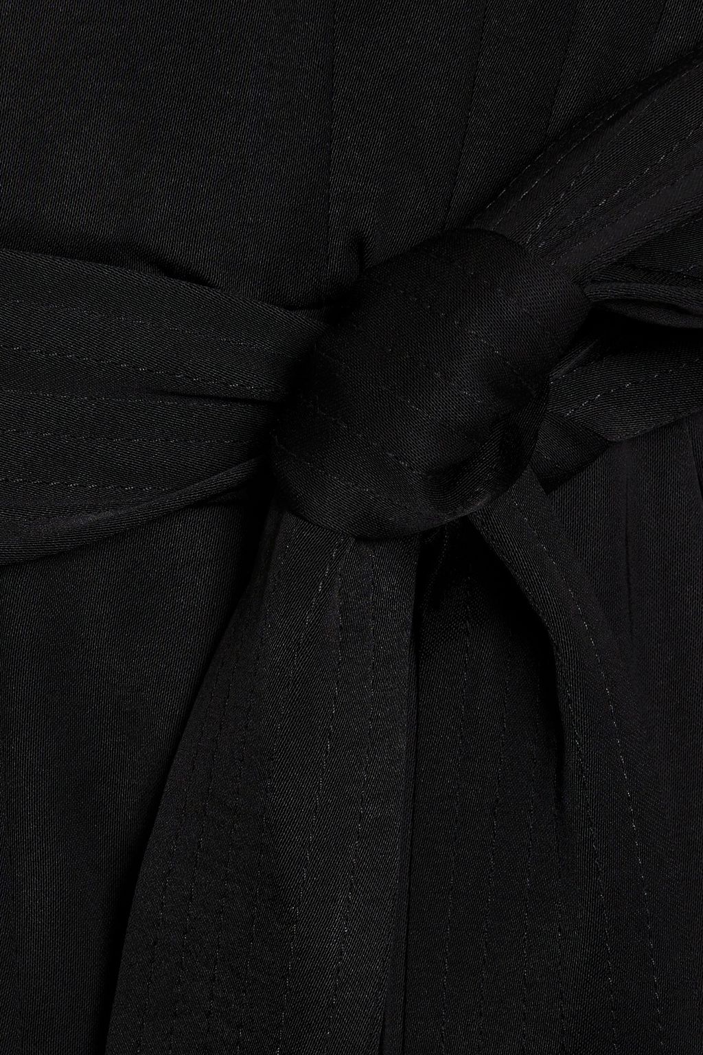A.L.C. Gathered satin wide-leg jumpsuit