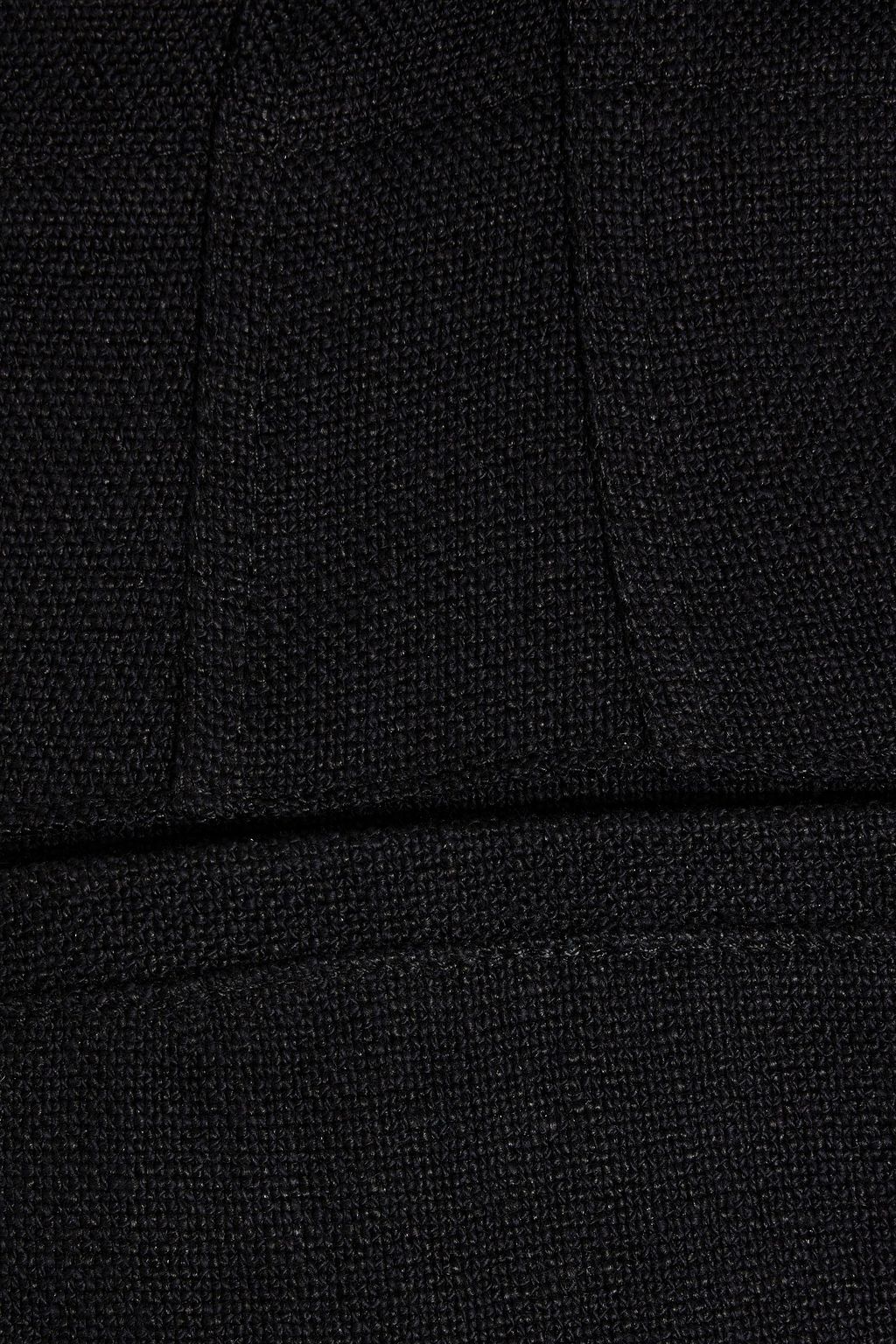 A.L.C. Bennett pleated cotton and linen-blend wide-leg pants