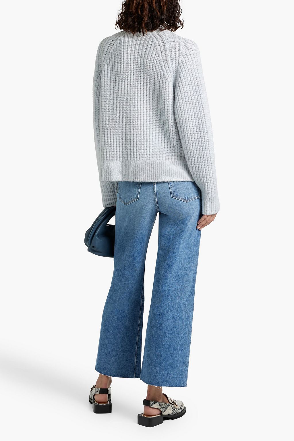 A.L.C. Ribbed wool-blend cardigan