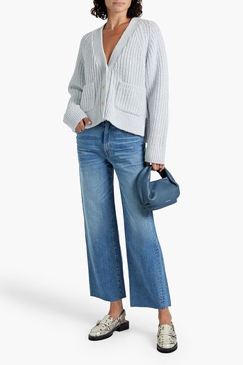 A.L.C. Ribbed wool-blend cardigan