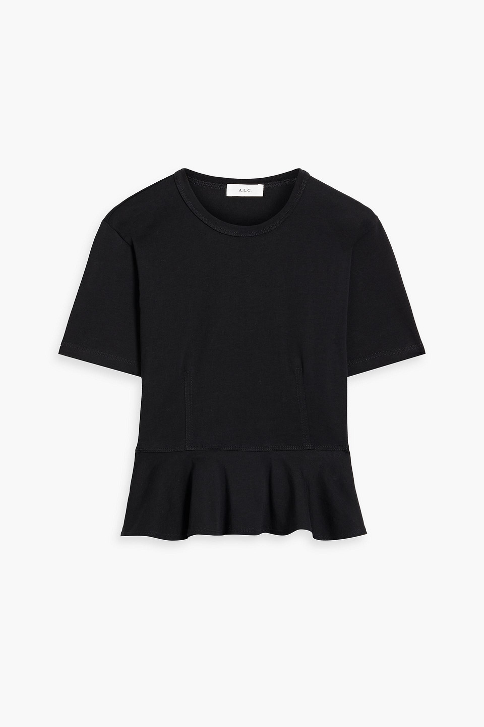 A.l.c Roxy Supima® Cotton-jersey T-shirt In Black