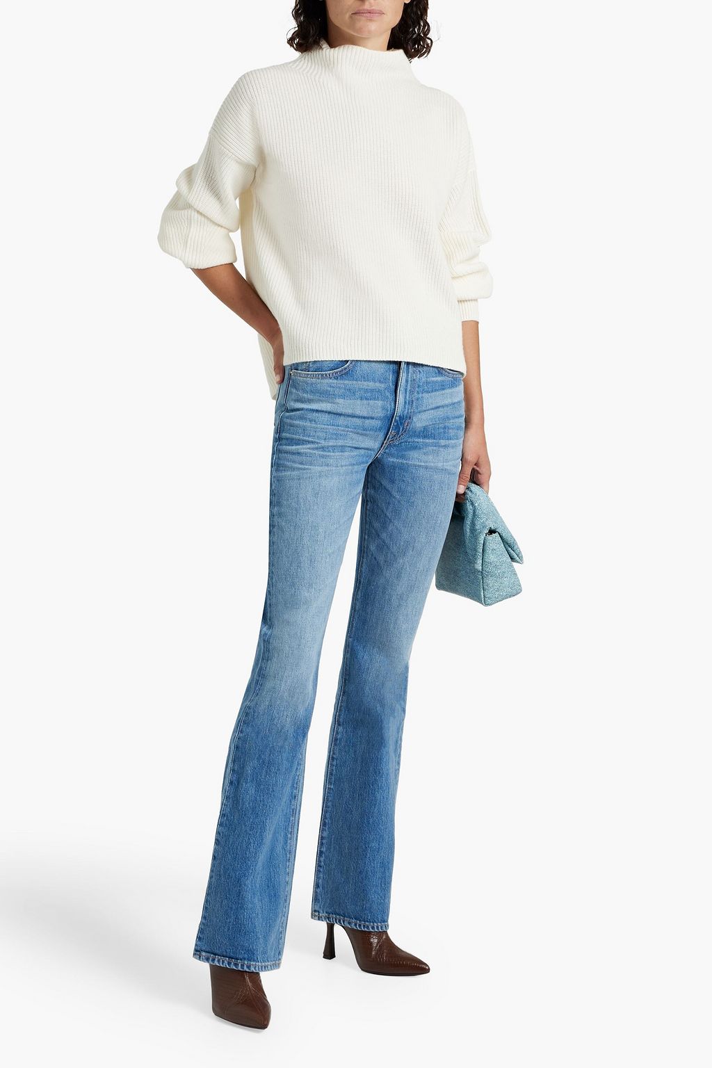 SLVRLAKE Charlotte high-rise flared jeans