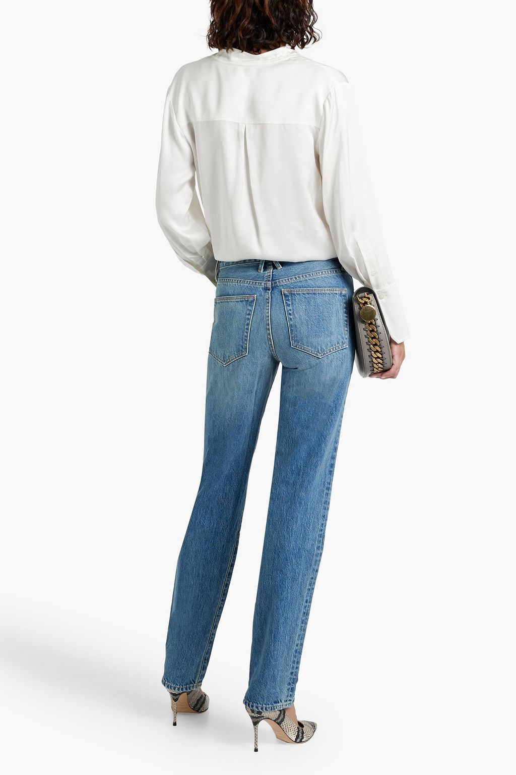 SLVRLAKE Sophie high-rise straight-leg jeans