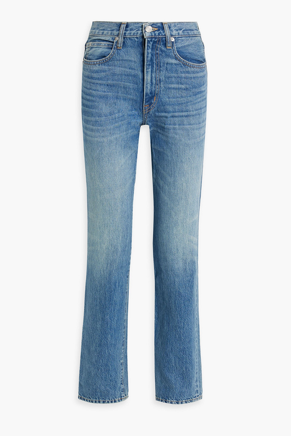Slvrlake Sophie High-rise Straight-leg Jeans In Mid Denim