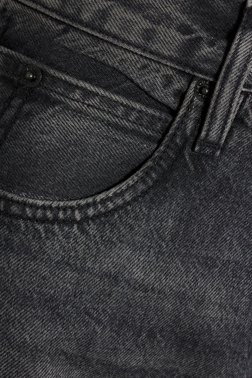 SLVRLAKE London Crop high-rise straight-leg jeans