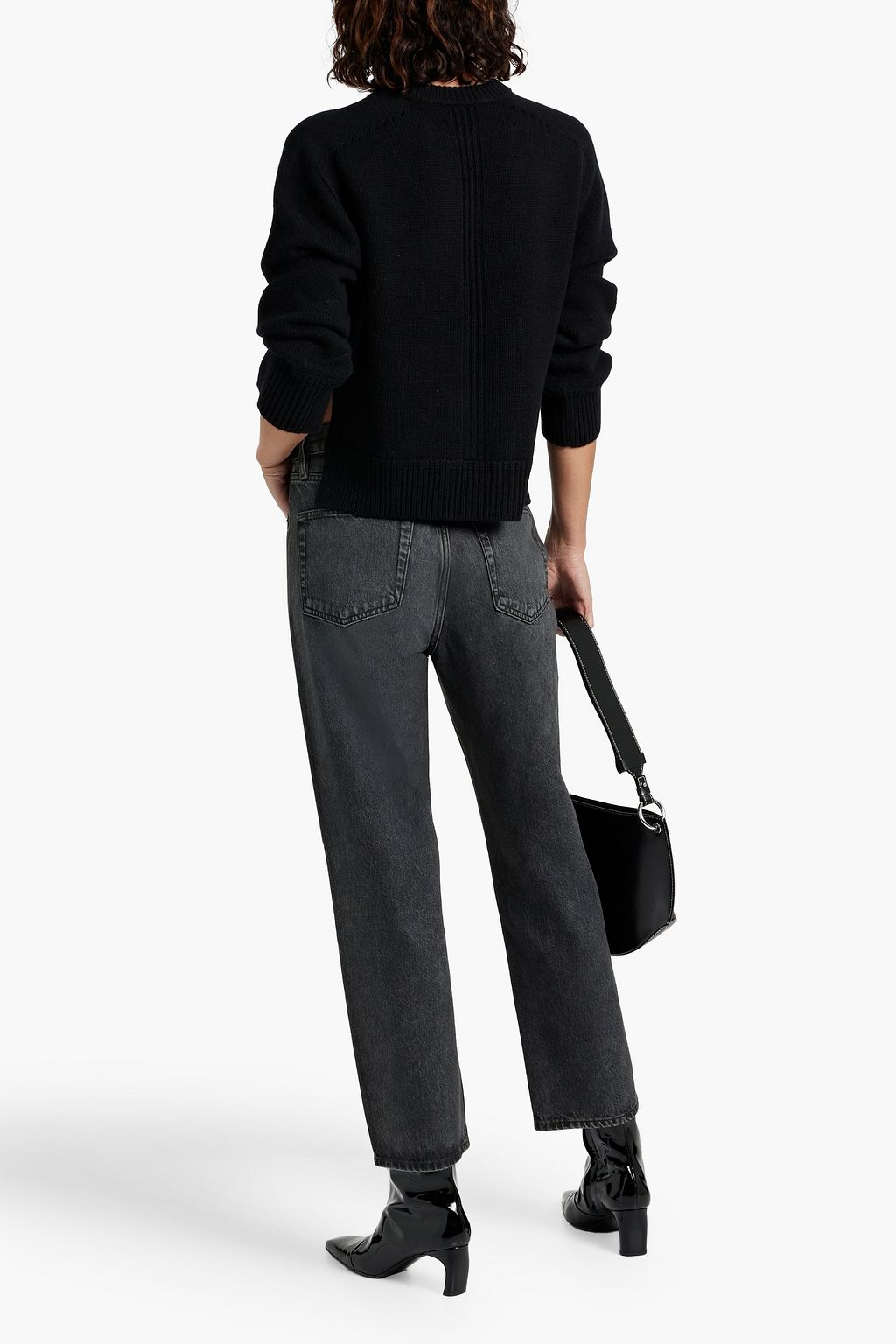 SLVRLAKE London Crop high-rise straight-leg jeans