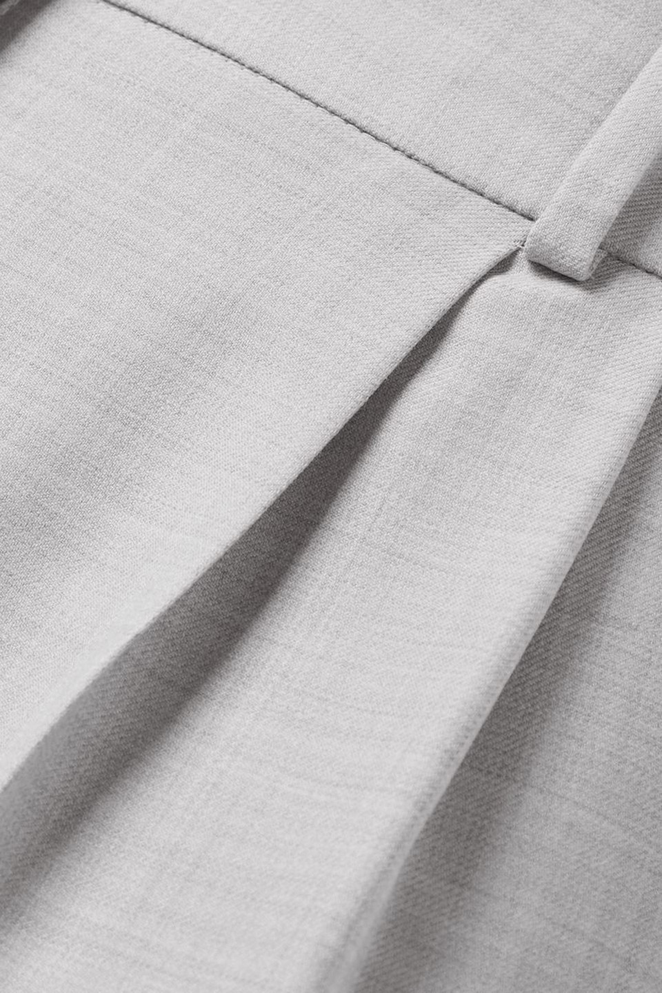 Cefinn Tristan Tapered Wool-blend Twill Pants In Light Gray