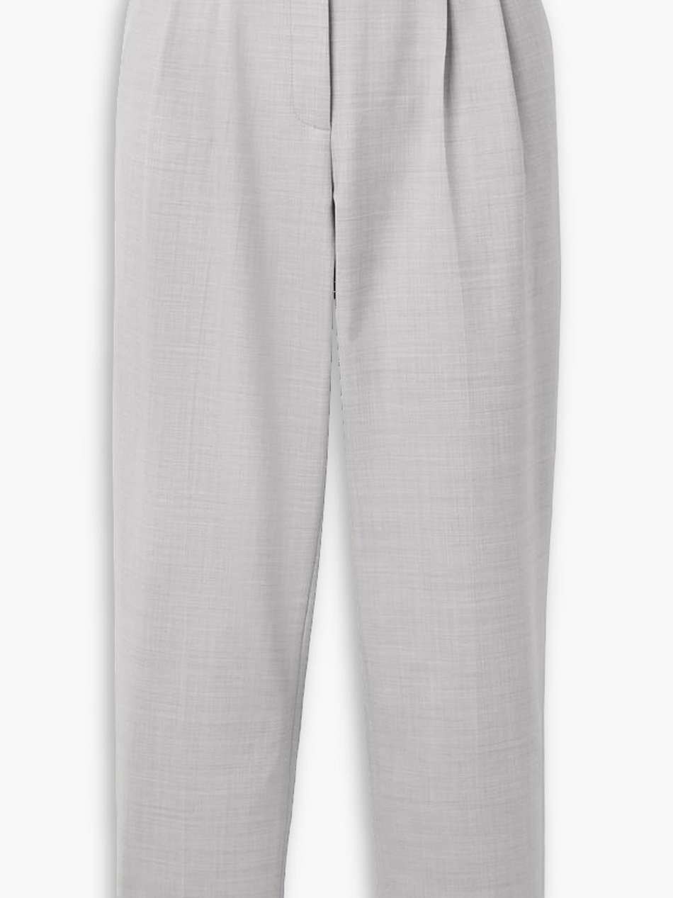 tristan tapered wool-blend twill pants