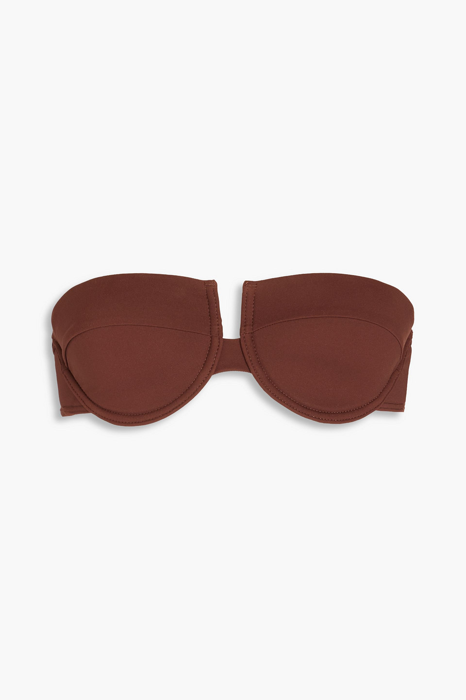 Zimmermann Bandeau-bikini-oberteil In Schokolade