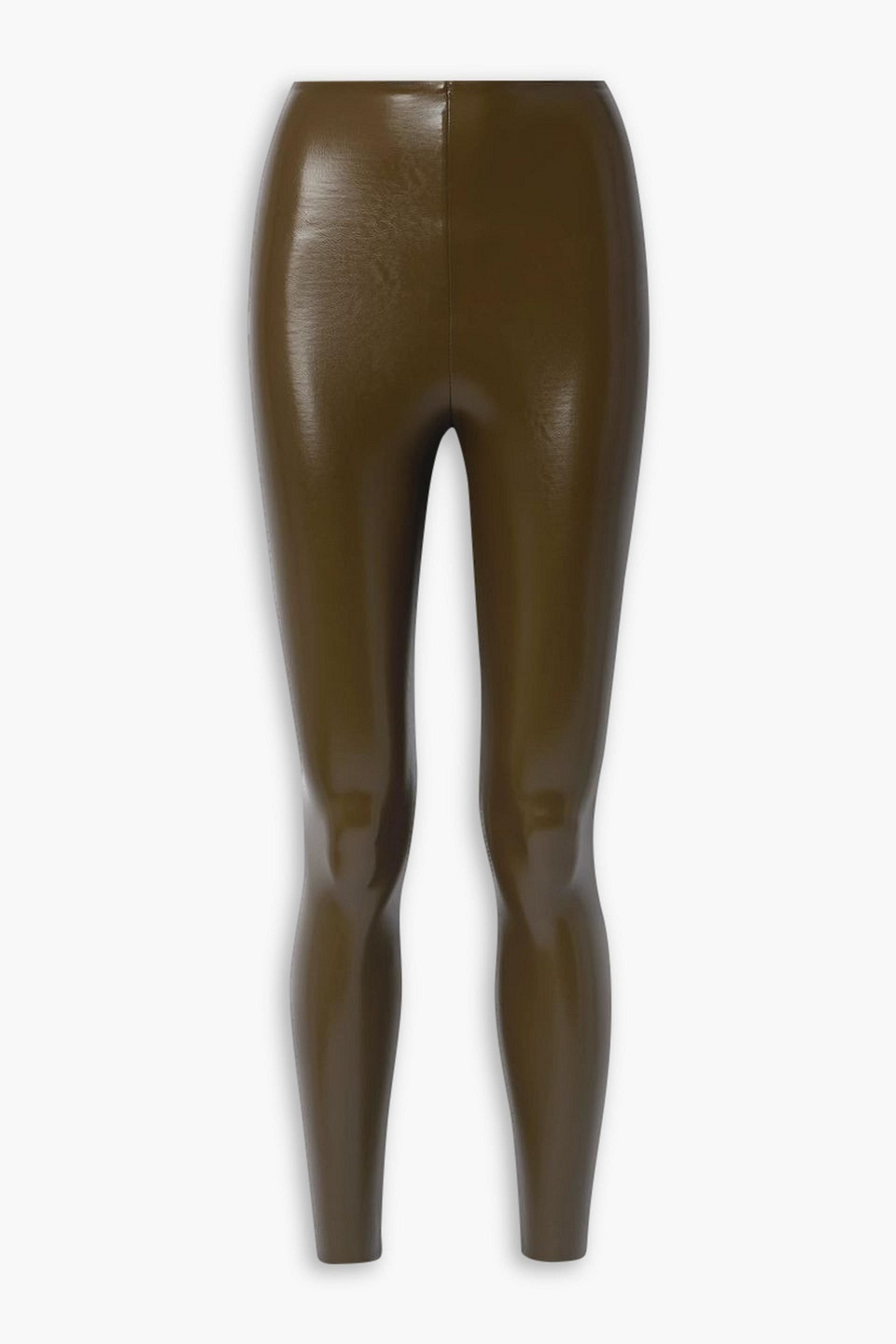 COMMANDO FAUX STRETCH-LEATHER LEGGINGS