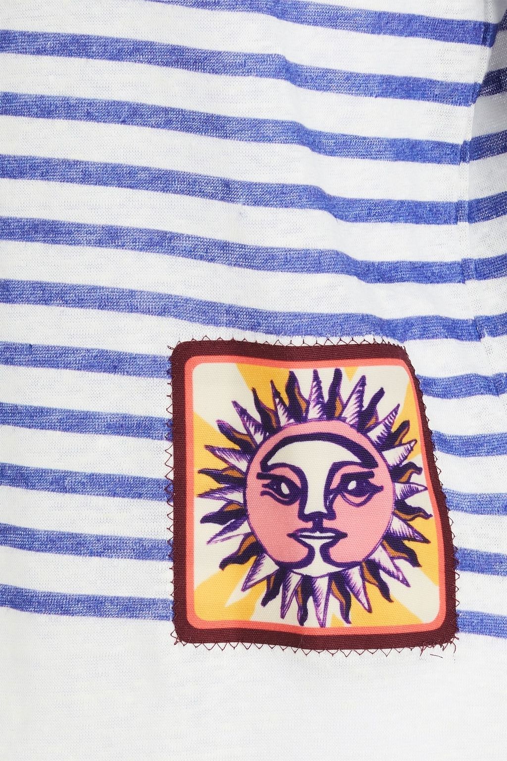 ZIMMERMANN Striped linen-jersey top