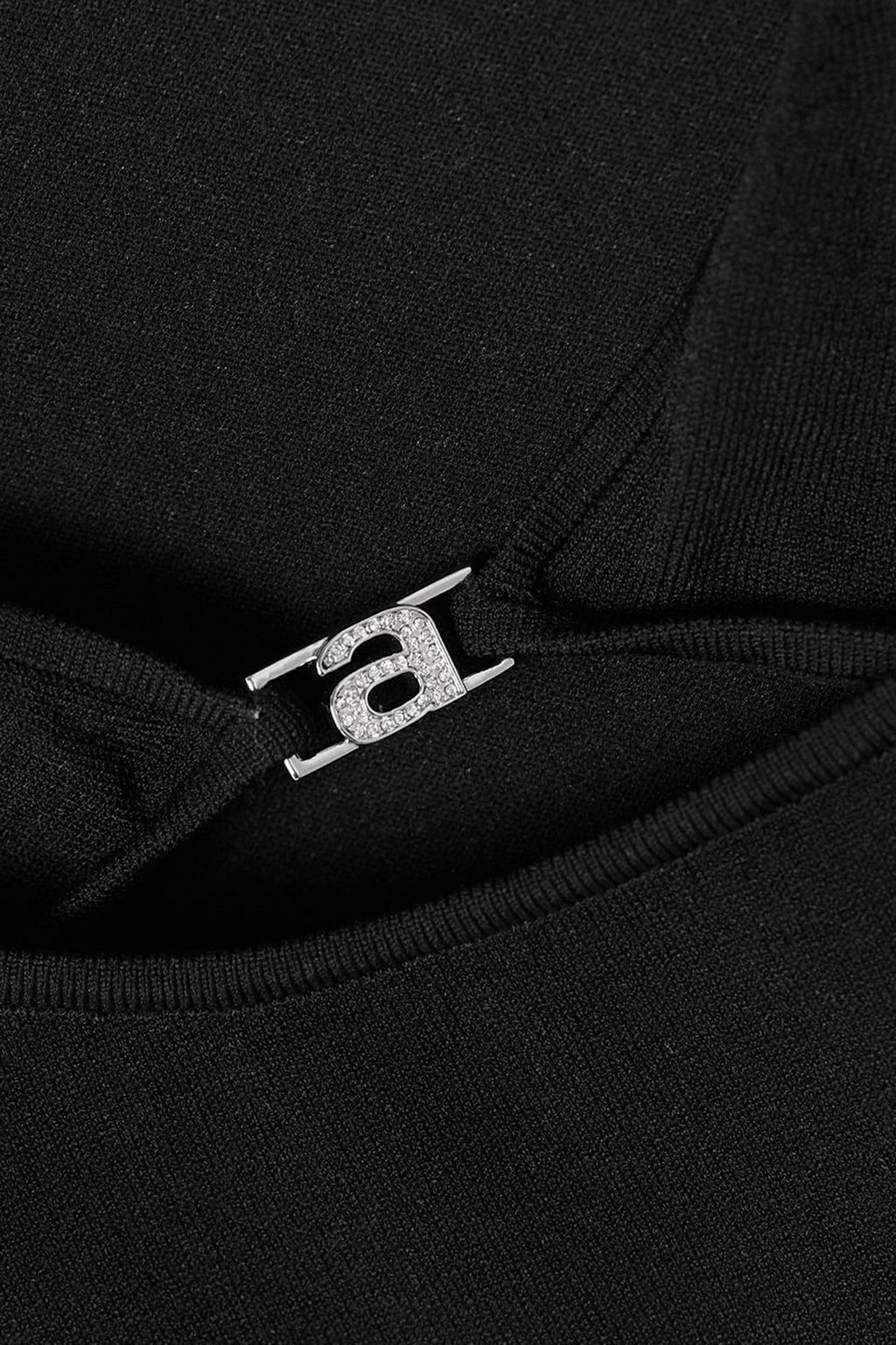 ALEXANDERWANG.T فستان قصير مزركش من نسيج محبوك مطّاطي بطبقات متعددة