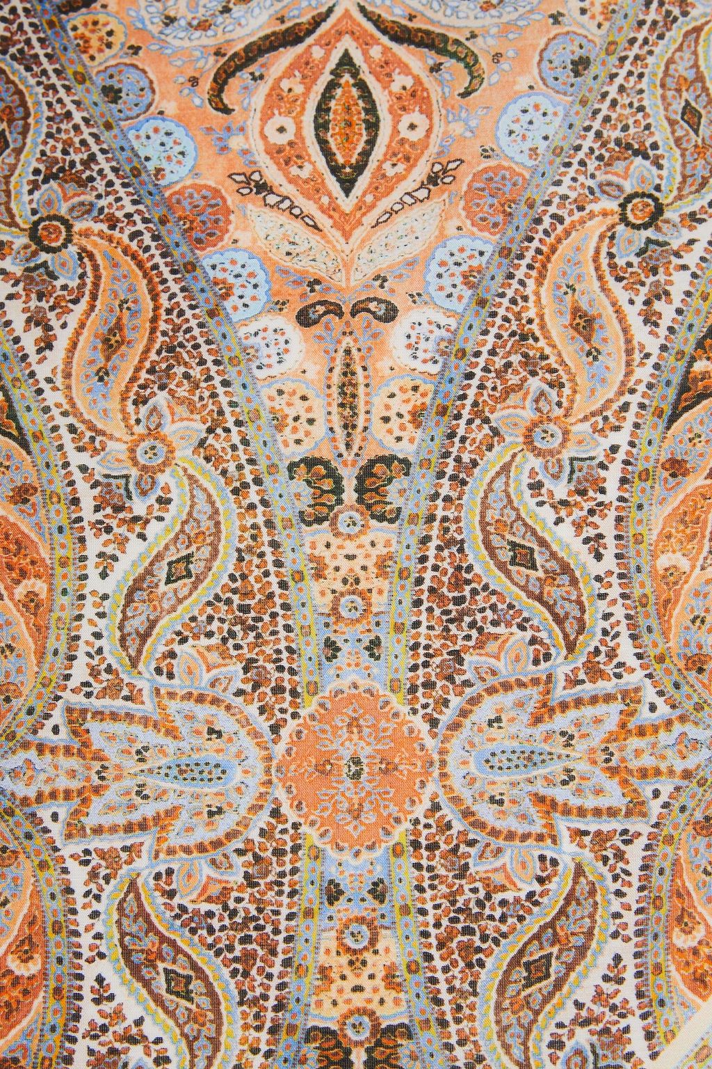 ZIMMERMANN Paisley-print cotton and silk-blend voile scarf