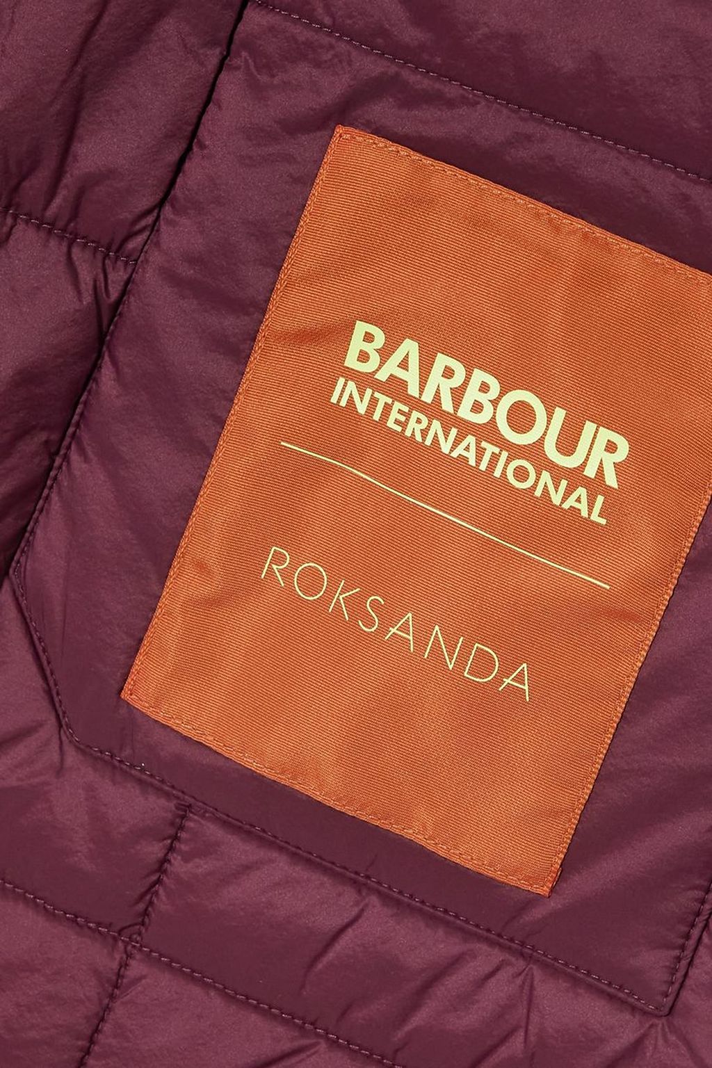 BARBOUR INTERNATIONAL X ROKSANDA + Roksanda Arna キルティングパッドシェル テーパード トラックパンツ