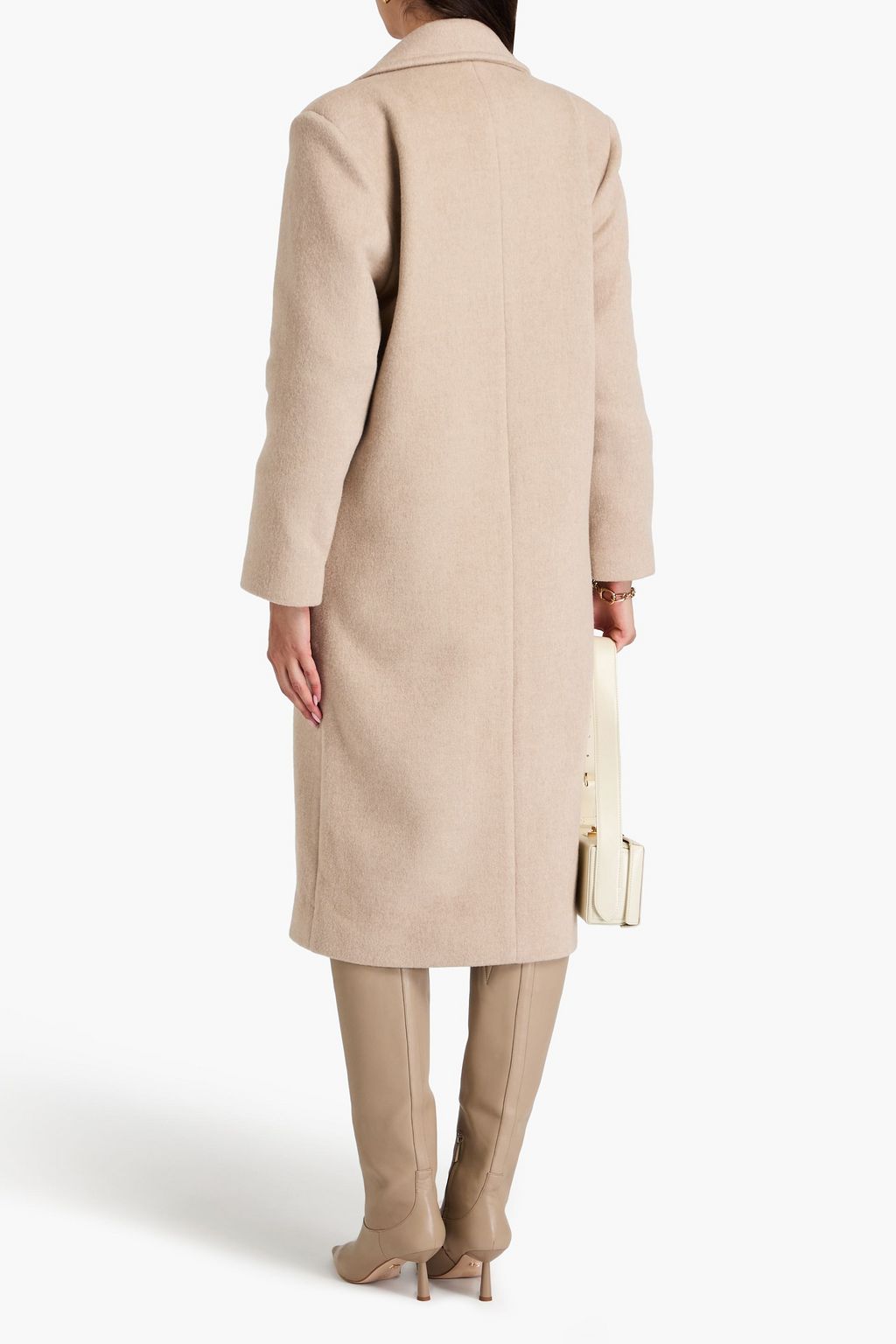 IRO Onadi double-breasted wool-felt coat