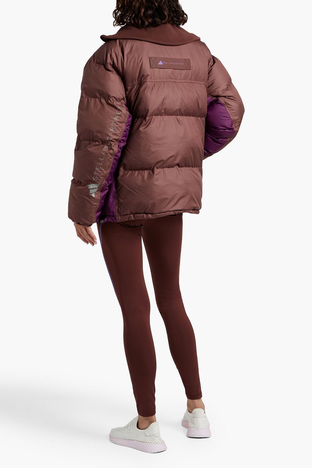ADIDAS BY STELLA MCCARTNEY Quilted two-tone shell jacket