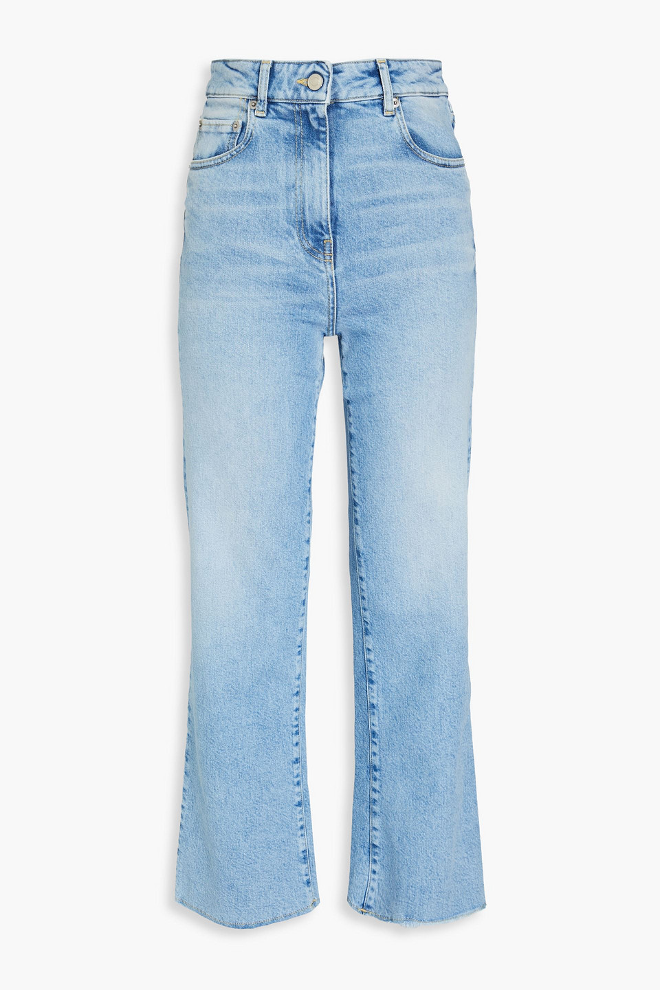 Iro High-rise Straight-leg Jeans In Blue
