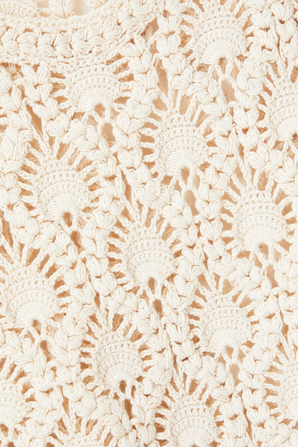 ZIMMERMANN Cropped crocheted cotton tank
