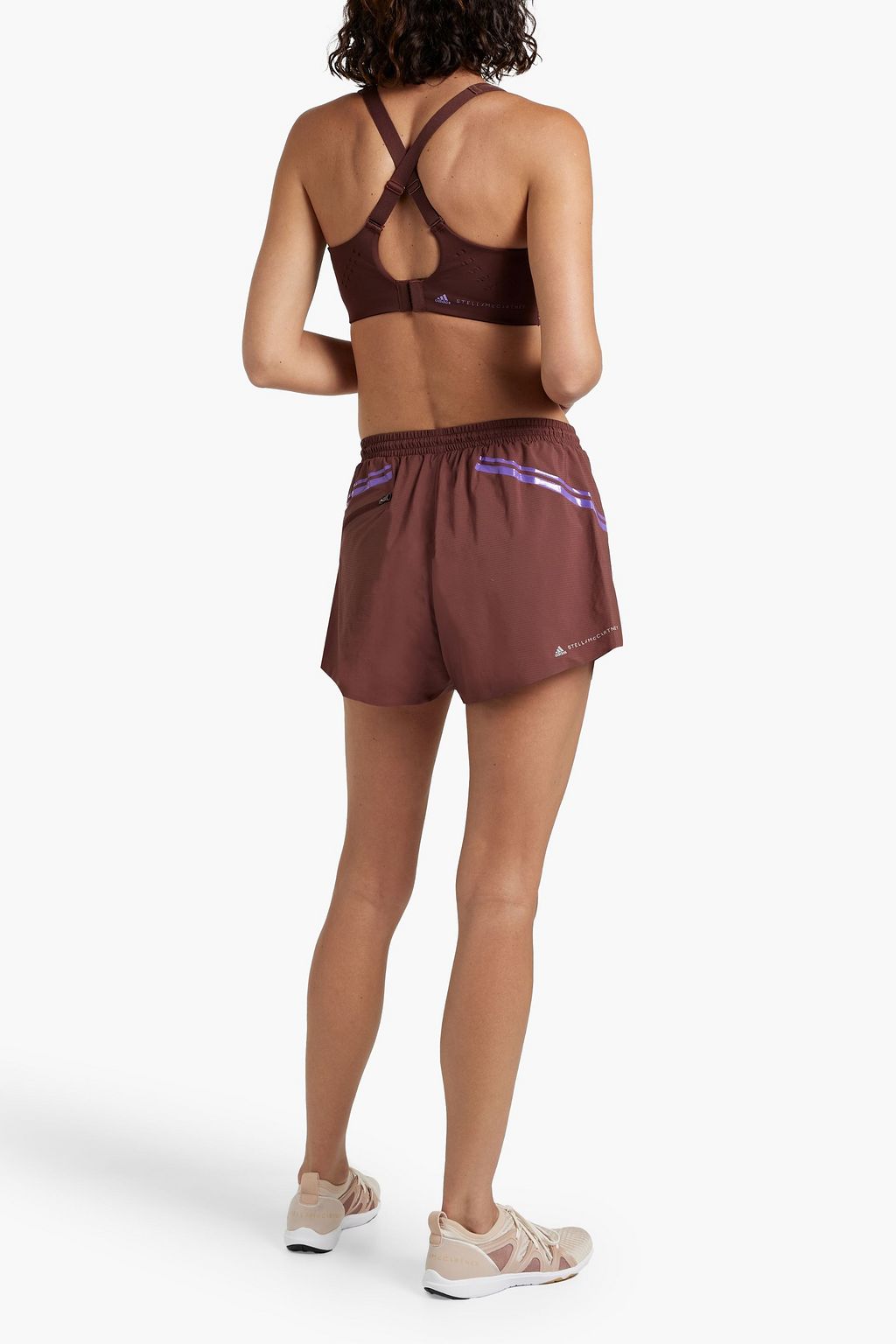 ADIDAS BY STELLA MCCARTNEY Printed ripstop shorts