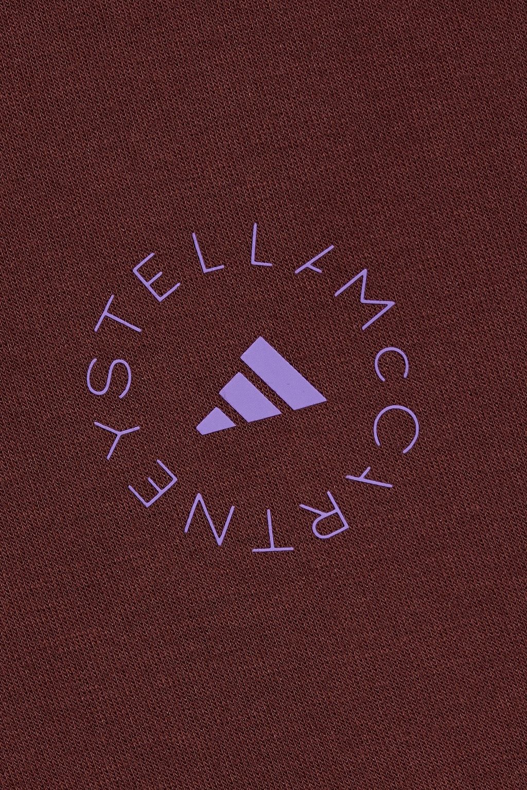 ADIDAS BY STELLA MCCARTNEY Logo-print cotton-blend jersey sweatshirt