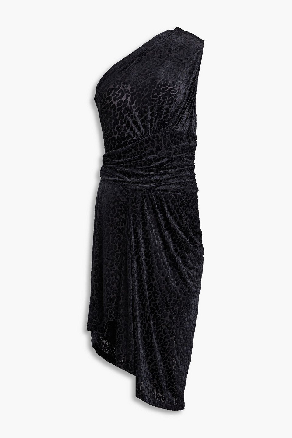 open lace back dress IRO Rogues Jersey One Shoulder Dress in Mixed Grey – Order Of Style main image 0