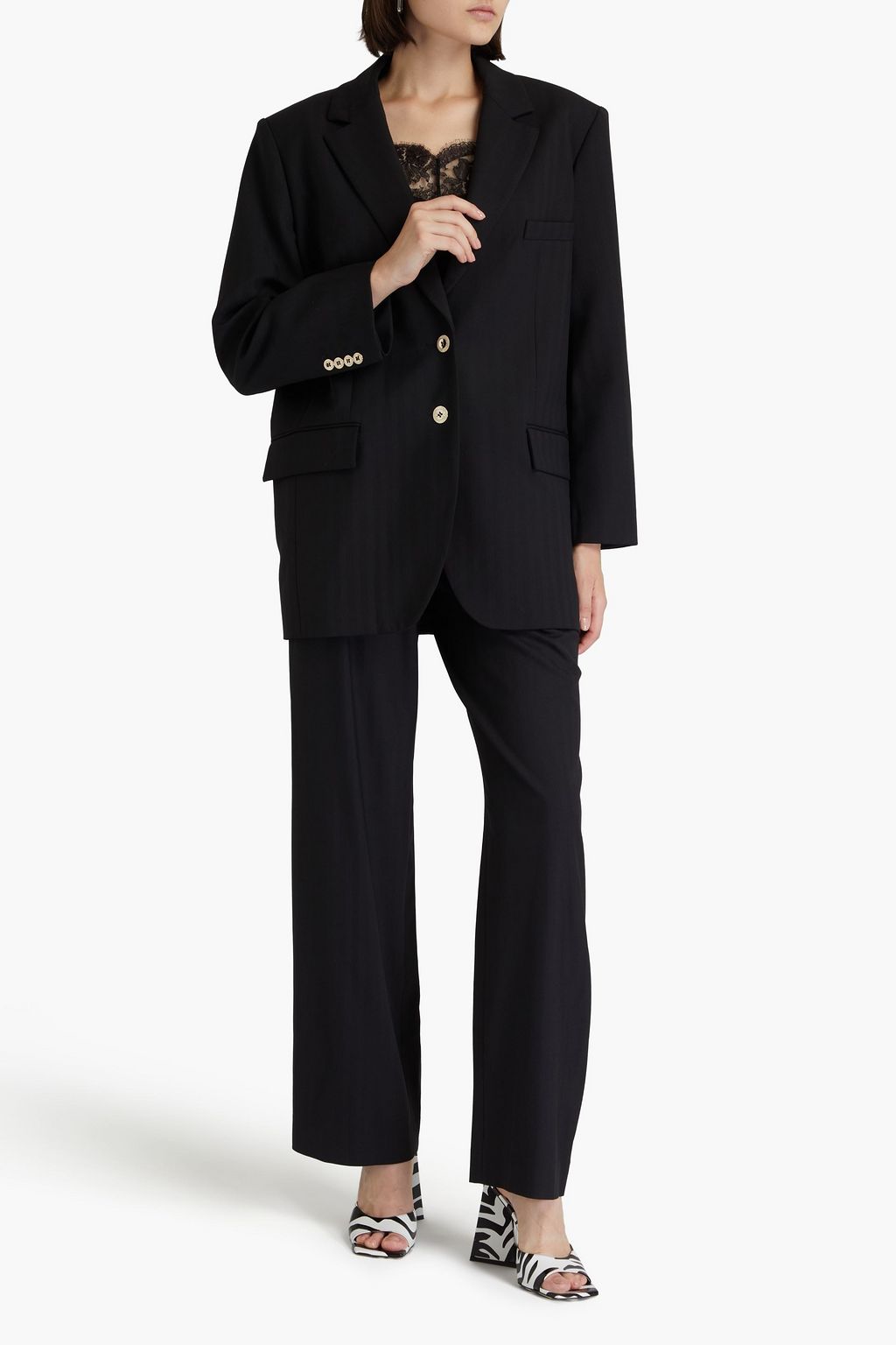 IRO Herringbone twill blazer