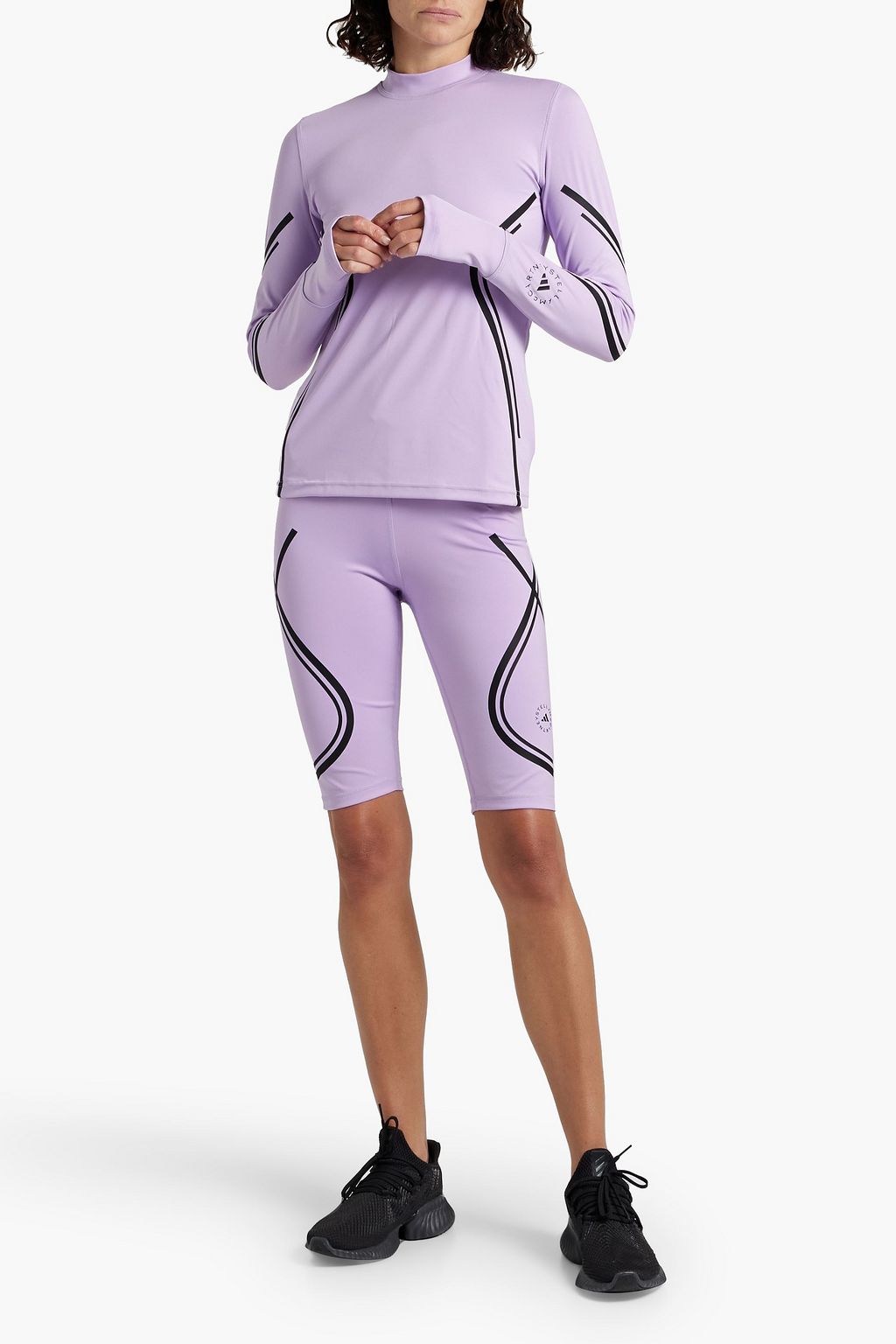 ADIDAS BY STELLA MCCARTNEY Printed stretch top