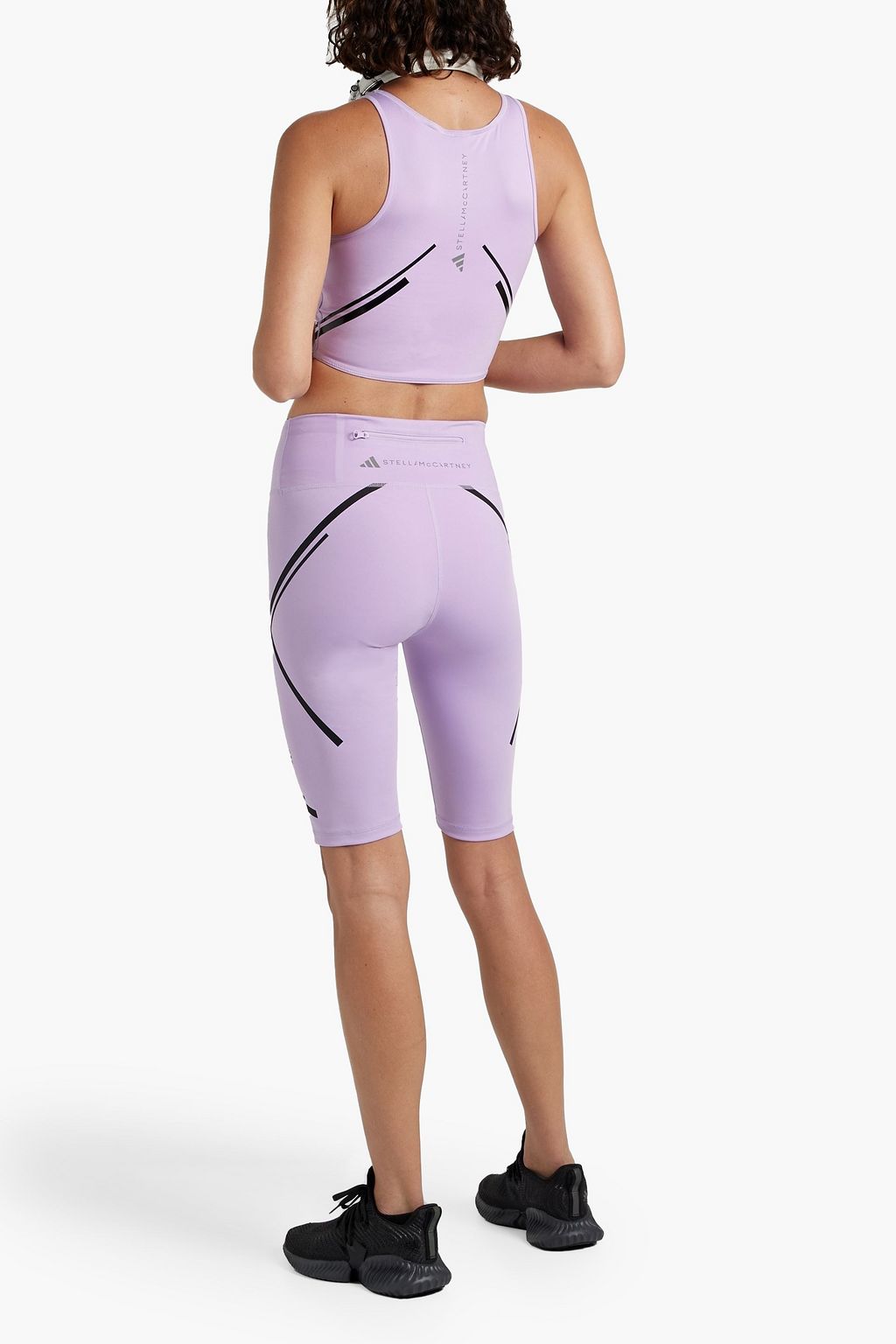 ADIDAS BY STELLA MCCARTNEY Printed stretch shorts