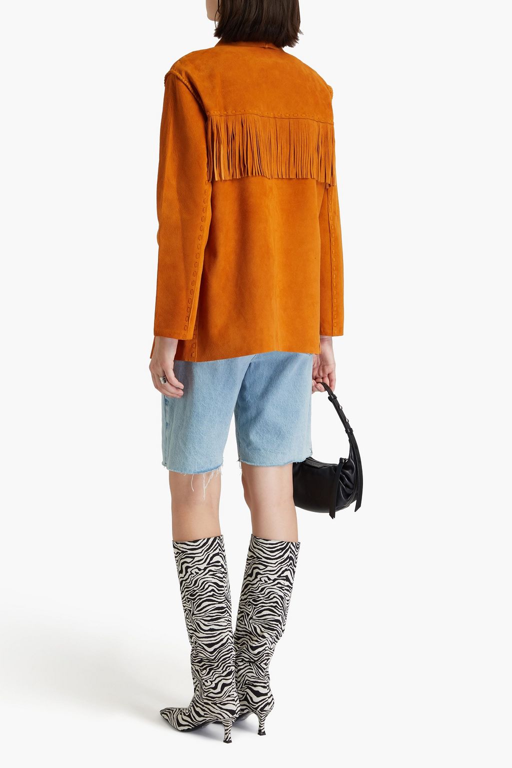IRO Fringed suede jacket